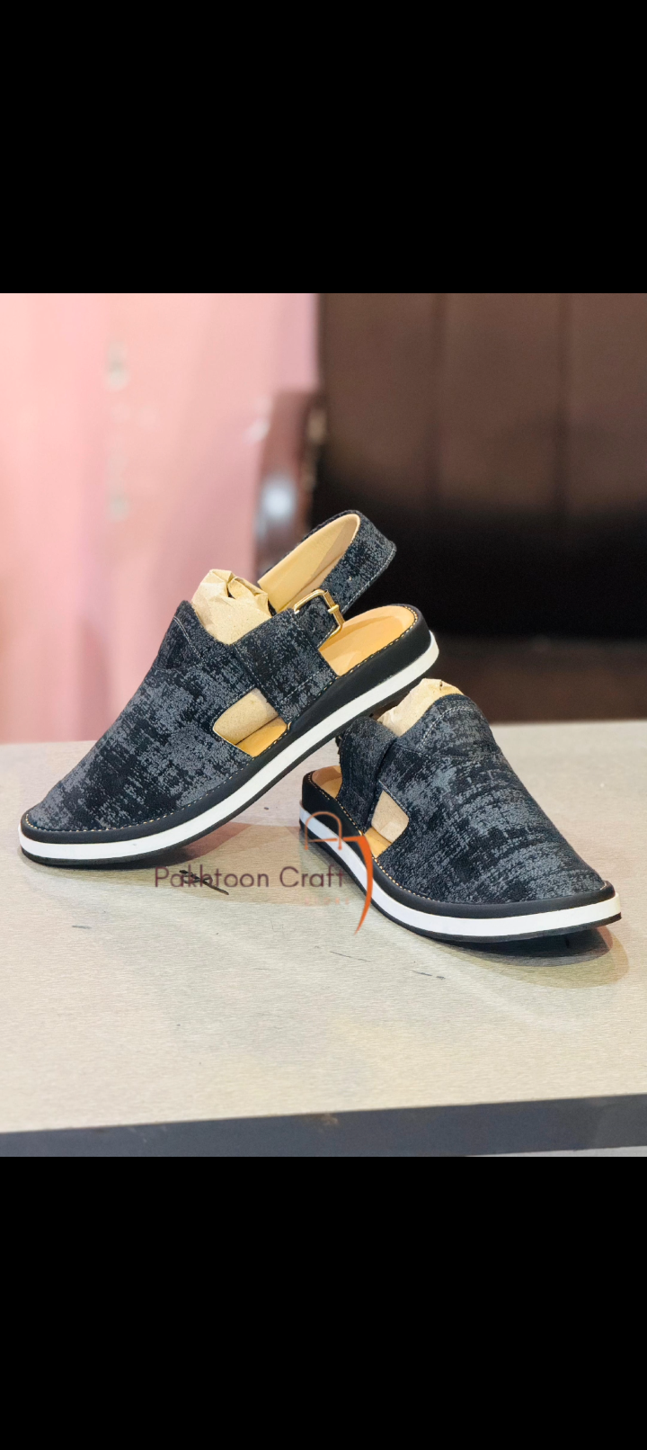 Tair Sole Shoes Black & Brown & Beige