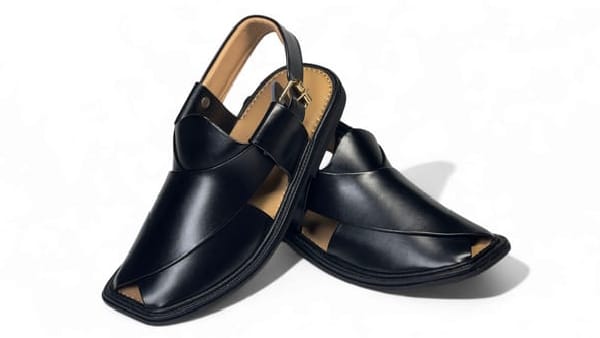 Smart Zalmi Black Peshawari Chappal