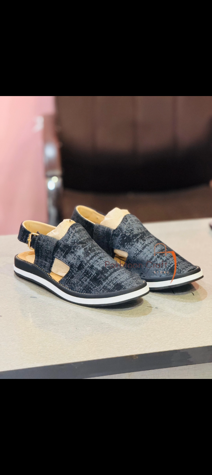 Tair Sole Shoes Black & Brown & Beige