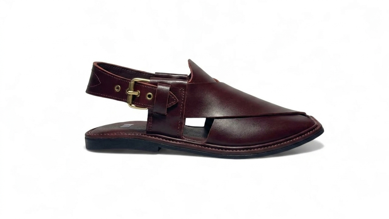 Golti Brown Peshawari Chappal